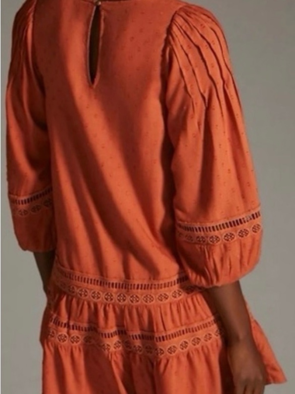 Anthropologie Tiered Mini Dress - Picture 2 of 6